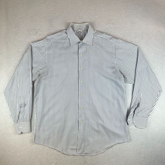 Mens Brooks Brothers Striped Long Sleeve Button‎ Down Shirt Size 16.5-36 GUC - Picture 1 of 5